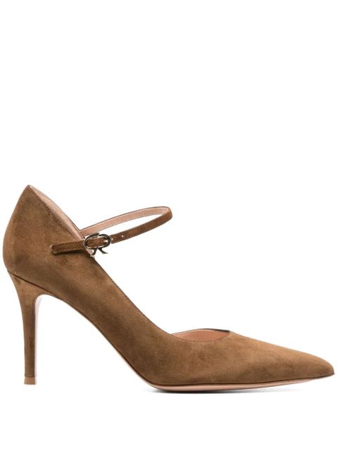 Gianvito Rossi 85mm Kelley pumps - Brown - zdjęcie produktu nr 1