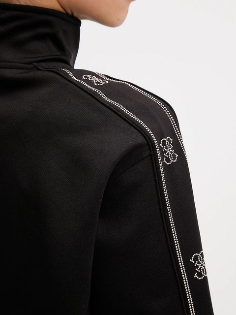 Guess top z domieszką wełny FLAMINIA damski kolor beżowy V5BP05 Z3JD2