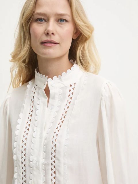 Answear.LAB koszula damska kolor biały regular