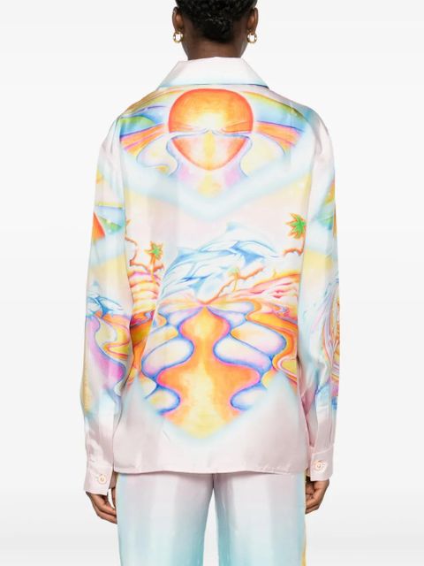 Casablanca Psychedelic Nirvana shirt - Pink