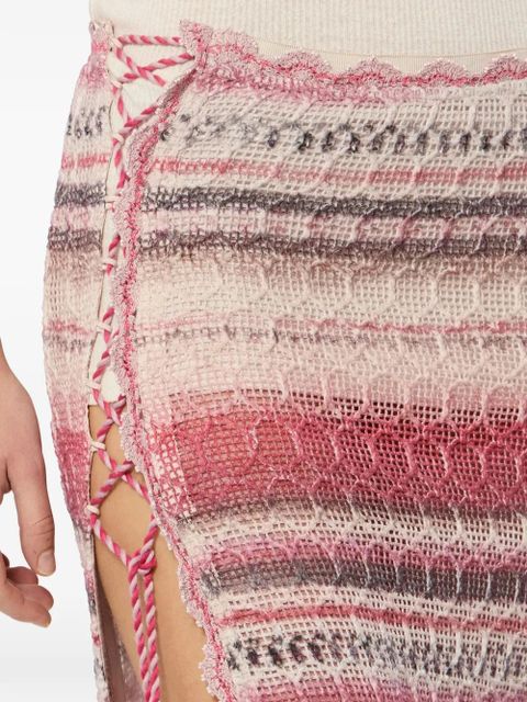 ISABEL MARANT Noryane midi skirt - Pink