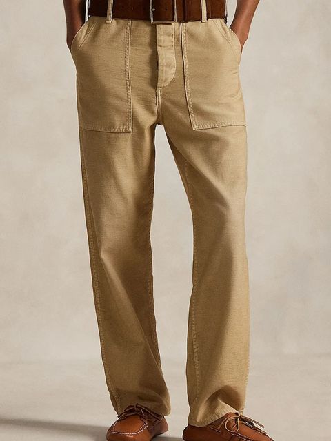 Polo Ralph Lauren spodnie straight damskie bawełniane - zdjęcie produktu nr 1