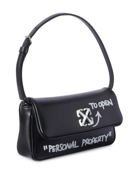 Off-White Jitney Quote shoulder bag - Black