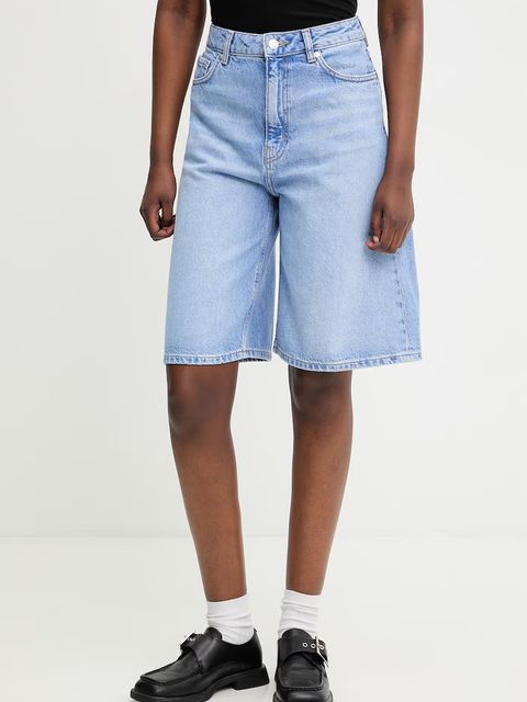 HUGO bermudy damskie jeansowe Gelita_1 - zdjęcie produktu nr 1