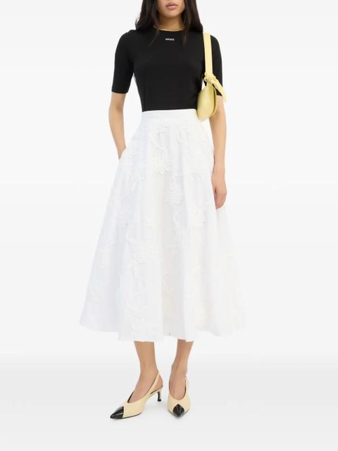 ROTATE BIRGER CHRISTENSEN flower maxi skirt - White - zdjęcie produktu nr 2