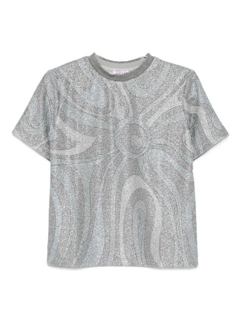 PUCCI abstract-pattern T-shirt - Silver