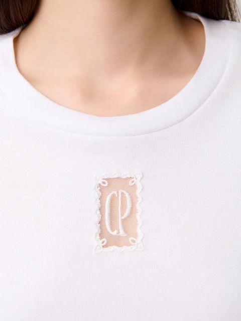 Claudie Pierlot logo-embroidery T-shirt - White