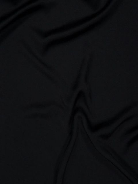 TOM FORD crystal asymmetrical-trawl maxi dress - Black