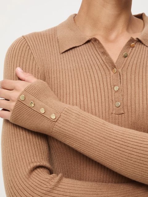 Medicine sweter damski kolor beżowy