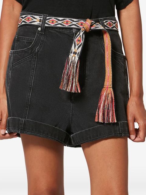 ISABEL MARANT Etki tassel-detail belt - Black
