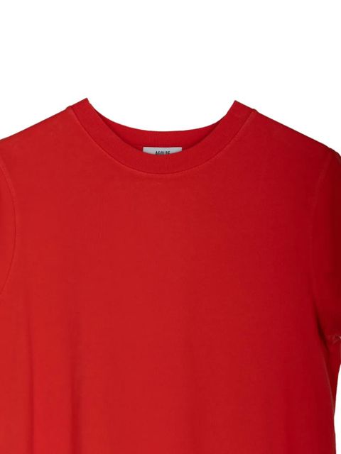 AGOLDE Bryce cap-sleeve T-shirt - Red