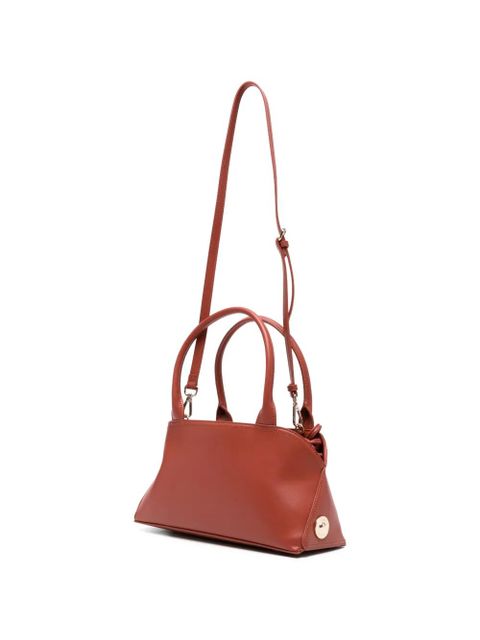 TWINSET logo-plaque tote bag - Brown