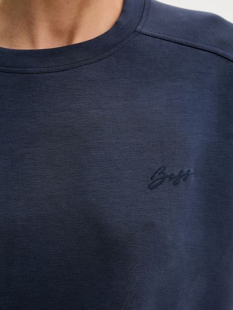 BOSS Orange t-shirt damski kolor granatowy 50543499