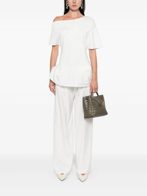 Róhe short-sleeve top - White