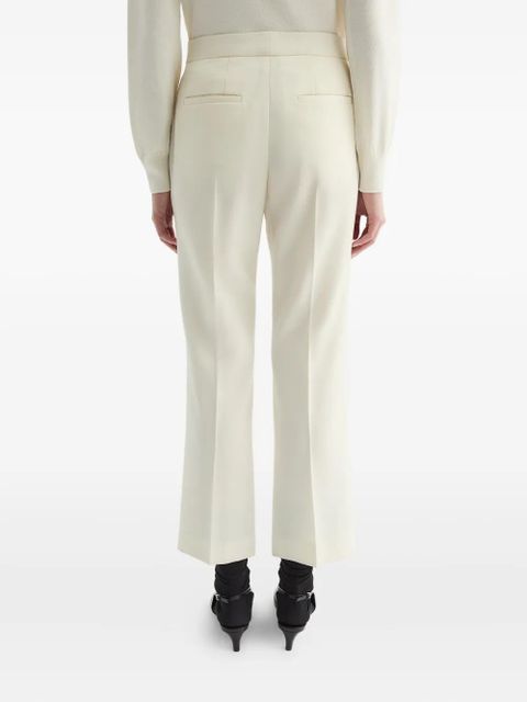 Jil Sander wool trousers - White
