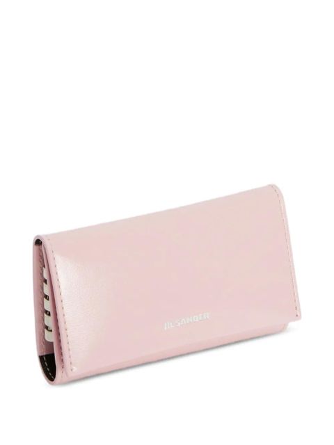 Jil Sander embossed key rings key pouch - Pink