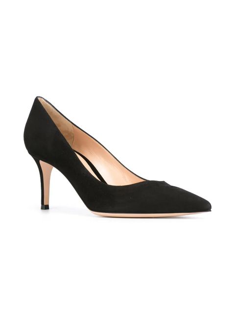 Gianvito Rossi Gianvito 70mm suede pumps - Black