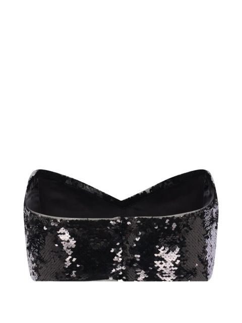 Simone Rocha sequined strapless top - Black - zdjęcie produktu nr 2