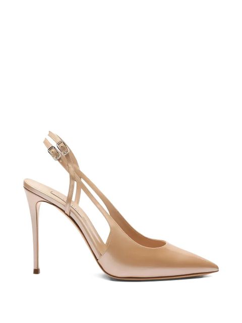 Casadei Julia Samurai strap pointed pumps - Neutrals - zdjęcie produktu nr 1