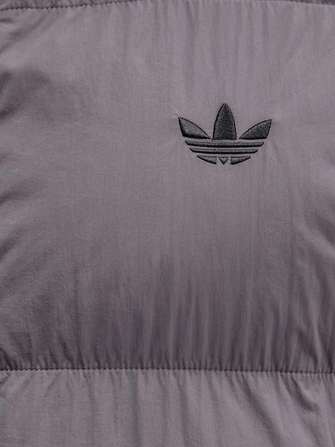 adidas Originals kurtka Long Puffer kolor fioletowy zimowa JX2952