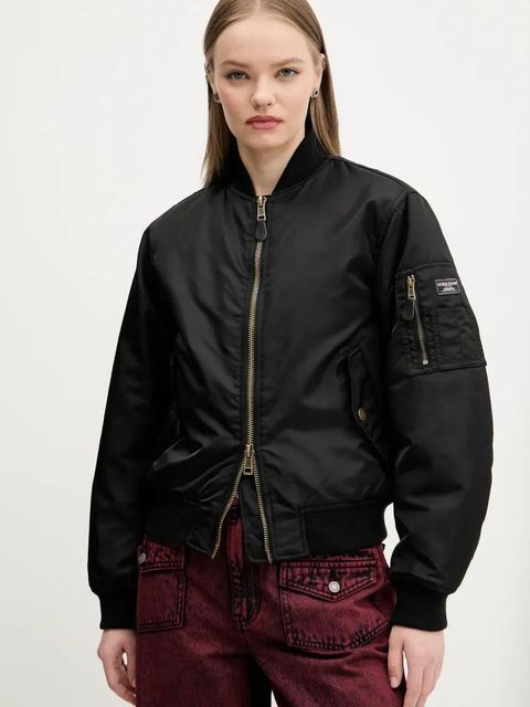 Guess Jeans kurtka bomber kolor czarny W5RL81 WHAA2 - zdjęcie produktu nr 1