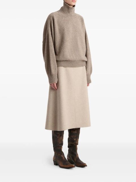 KHAITE Willem cashmere sweater - Brown - zdjęcie produktu nr 2