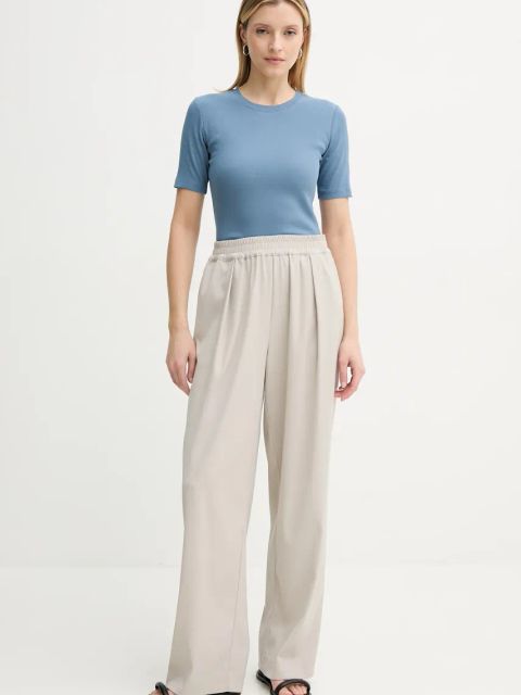 Samsoe Samsoe t-shirt damski kolor niebieski