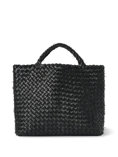 The Row Amber woven leather tote bag - Black - zdjęcie produktu nr 2