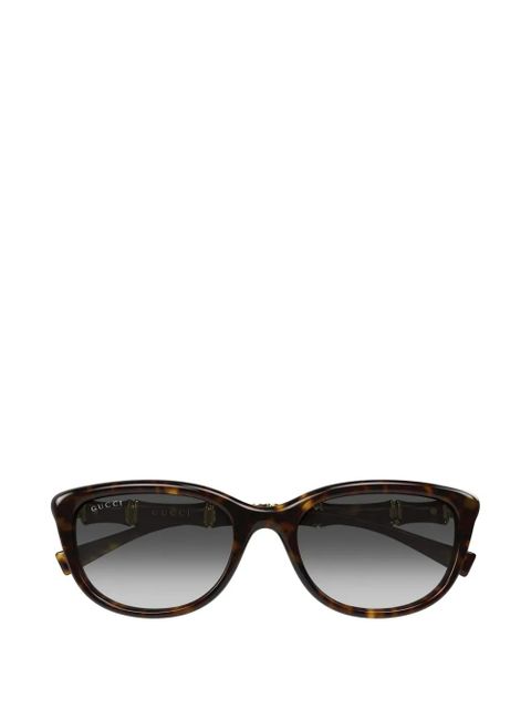 Gucci Eyewear tortoiseshell-effect sunglasses - Brown - zdjęcie produktu nr 1
