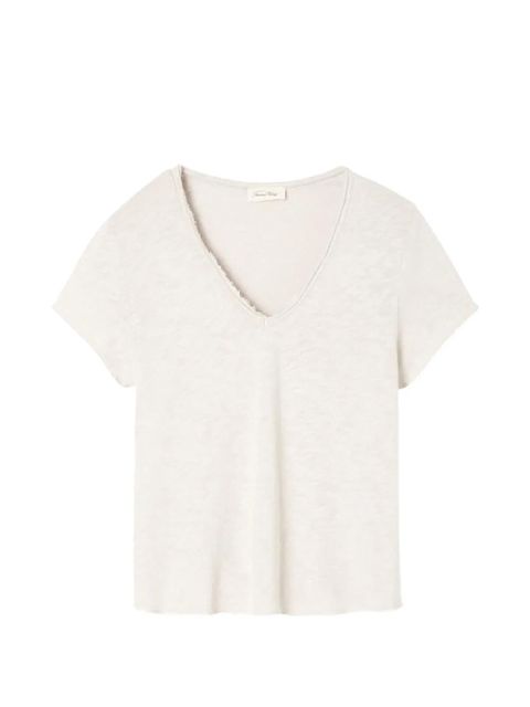 American Vintage Sonoma raw-edge T-shirt - Neutrals - zdjęcie produktu nr 1