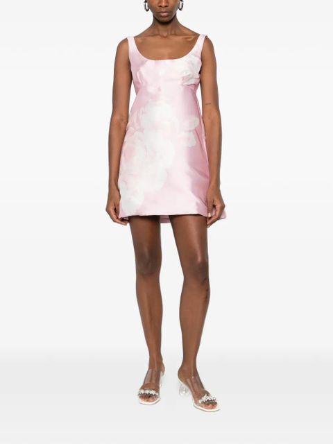 Marques'Almeida printed balloon sleeve dress - Pink - zdjęcie produktu nr 2