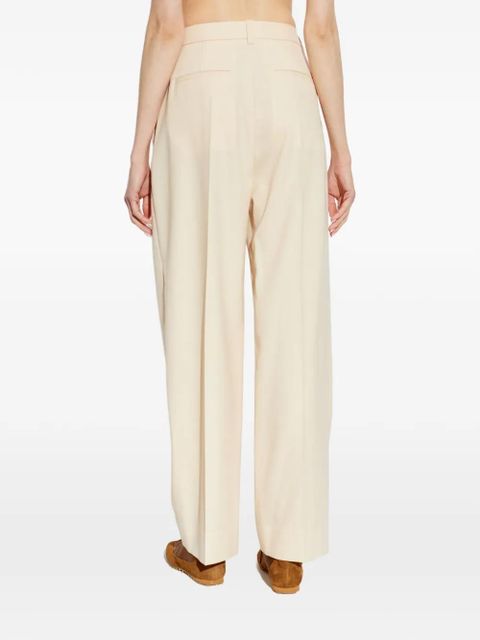 Victoria Beckham pleated trousers - Neutrals
