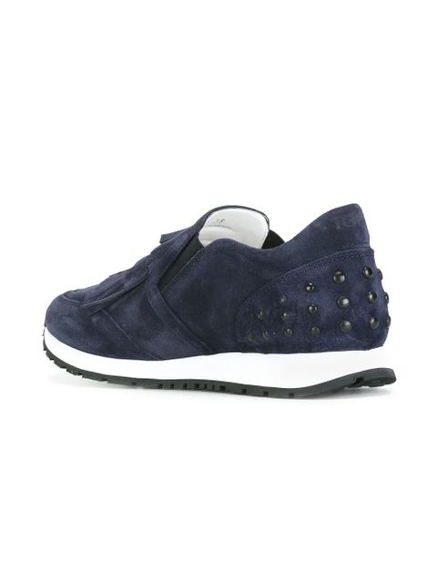 Tod's studded slip-on sneakers - Blue