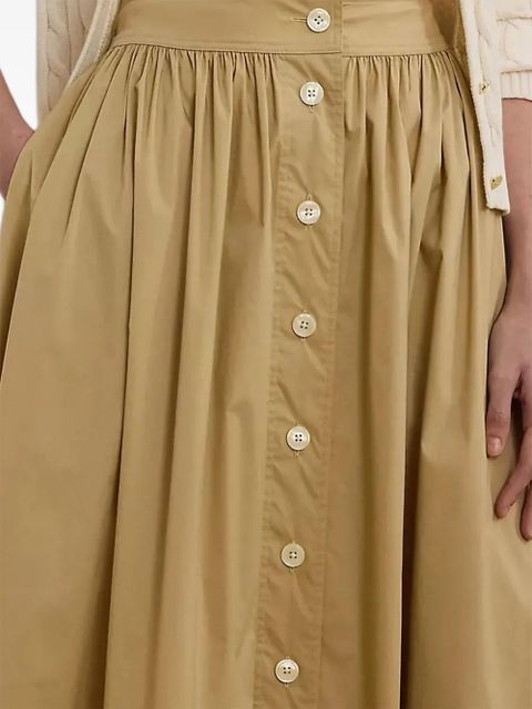 Lauren Ralph Lauren button-front gathered skirt - Neutrals - zdjęcie produktu nr 2