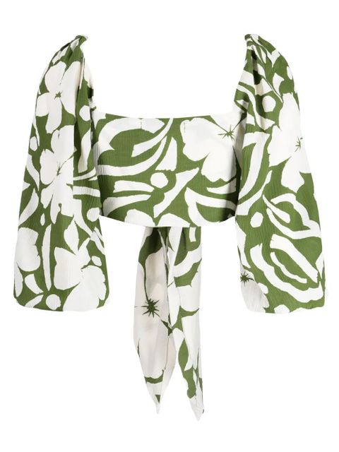 Faithfull the Brand Margherita floral-print crop top - Multicolour - zdjęcie produktu nr 2