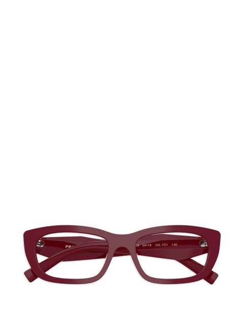 Prada Eyewear cat-eye glasses - Red
