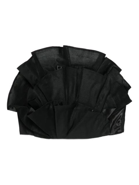 Aje Selestia ruffled top - Black - zdjęcie produktu nr 1