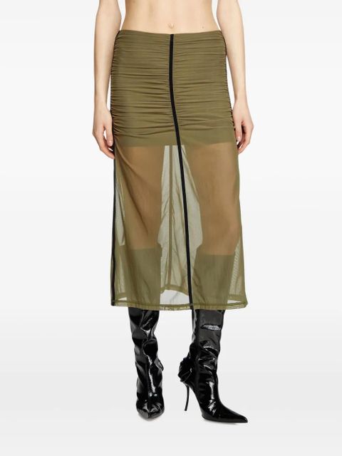 Diesel O-Ira midi skirt - Green - zdjęcie produktu nr 2