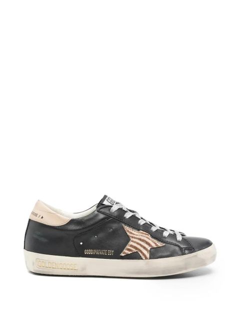 Golden Goose Super-Star lace-up sneakers - Black - zdjęcie produktu nr 1