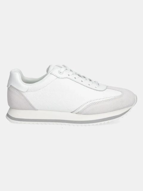 Calvin Klein sneakersy RUNNER LACE UP - MONO MIX kolor biały HW0HW02294