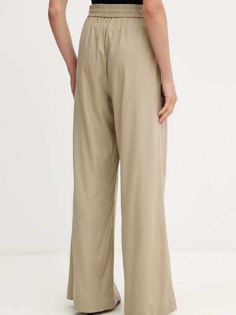 Gestuz spodnie z domieszką lnu