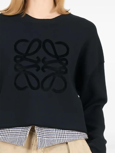 LOEWE anagram-logo sweater - Black - zdjęcie produktu nr 2