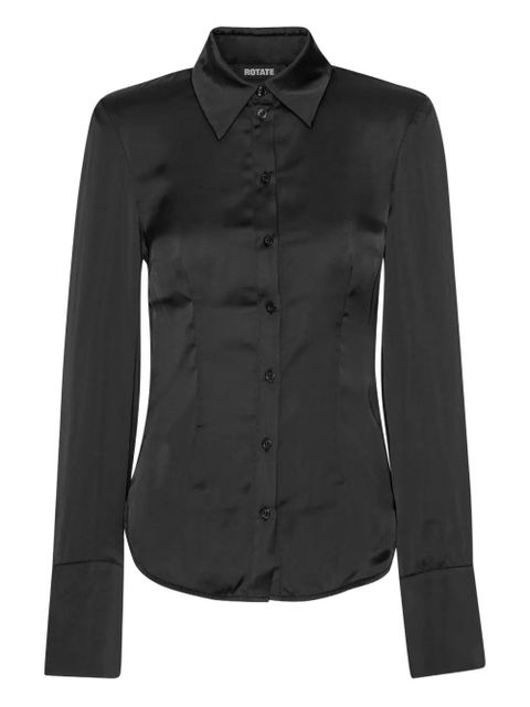 ROTATE BIRGER CHRISTENSEN button-fastening shirt - Black - zdjęcie produktu nr 1