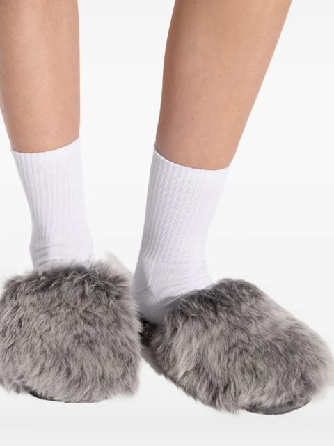 UGG fur-lined slippers - Grey