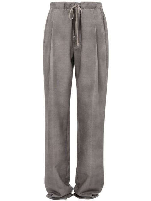 Maison Margiela drawstring straight-leg trousers - Grey - zdjęcie produktu nr 1