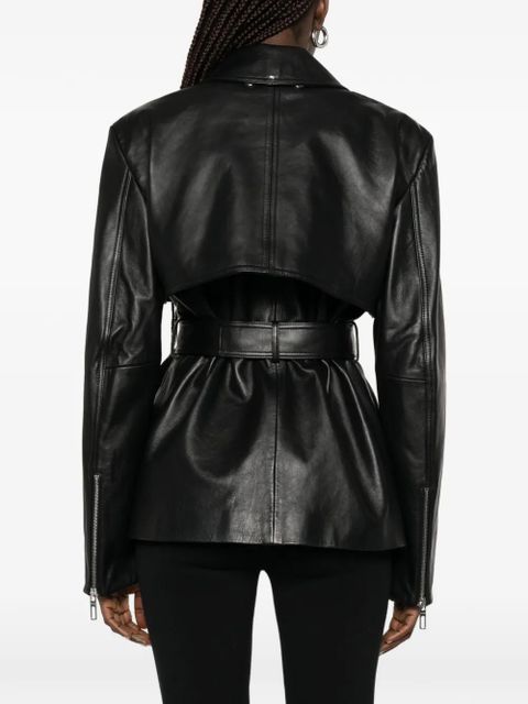 Sportmax belted jacket - Black