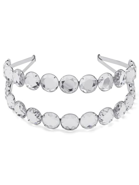 Jimmy Choo Double Row Headband - Silver - zdjęcie produktu nr 1