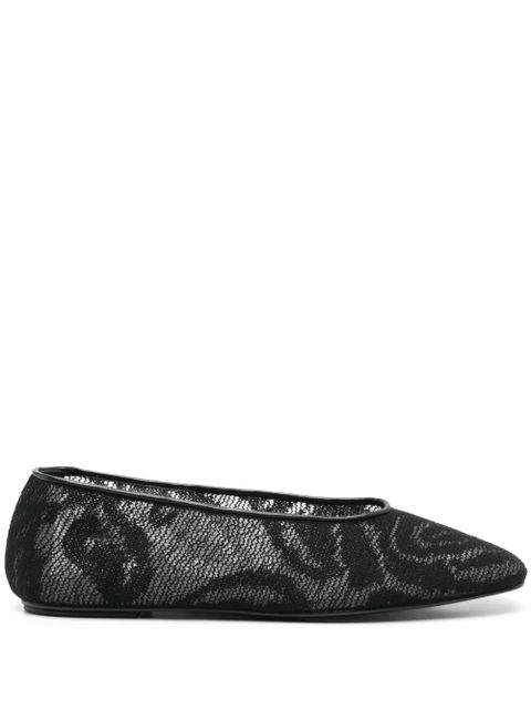 Magda Butrym square-toe ballet flats - Black - zdjęcie produktu nr 1