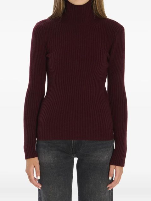 Max Mara ribbed high-neck sweater - Red - zdjęcie produktu nr 1