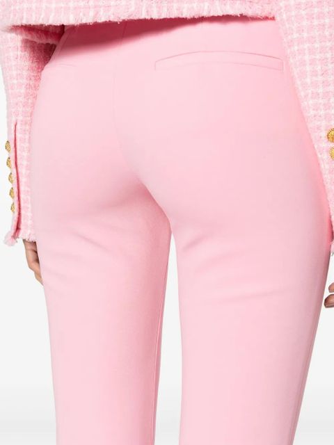 Balmain flared crepe trousers - Pink - zdjęcie produktu nr 1